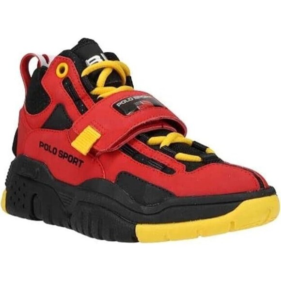 NWOB Polo Ralph Lauren KID'S SHOES 5 POLO RALPH LAUREN Ps 100 Leather SNEAKERS